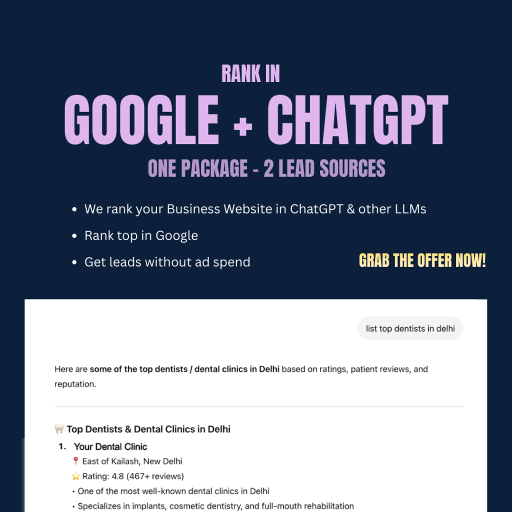 seo service for dentist